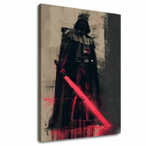 Obraz Darth Vader - Temná sila na plátne | 100% originál domaľovaný akrylom