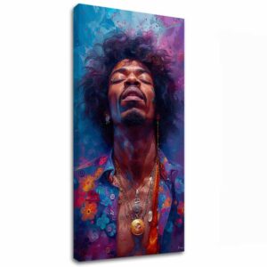 Obraz Jimi Hendrix - Explózia harmónie | 100% originál domaľovaný akrylom