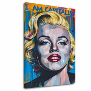 Obraz Marilyn Monroe - Kapitalistický šarm | 100% originál domaľovaný akrylom